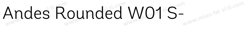 Andes Rounded W01 S字体转换